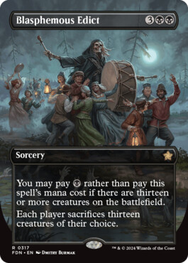 Blasphemous Edict - Magic: The Gathering Foundations