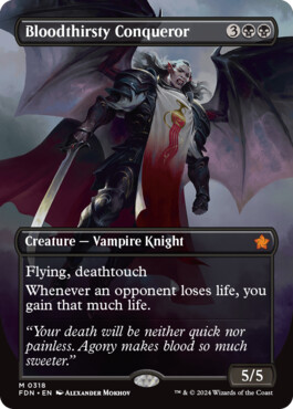 Bloodthirsty Conqueror - Magic: The Gathering Foundations