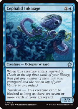 Cephalid Inkmage - Magic: The Gathering Foundations