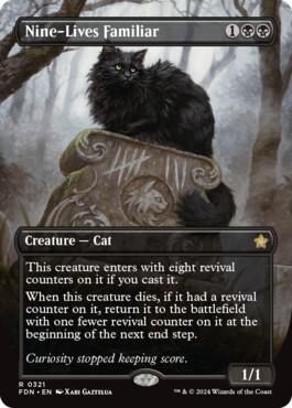 Nine-Lives Familiar - Magic: The Gathering Foundations