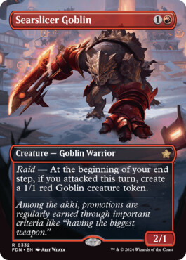 Searslicer Goblin - Magic: The Gathering Foundations