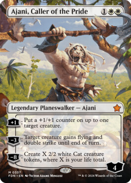 Ajani, Caller of the Pride - Magic: The Gathering Foundations