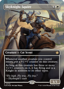 Skyknight Squire - Magic: The Gathering Foundations