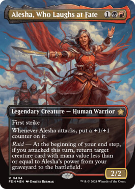 Alesha, Who Laughs at Fate - Magic: The Gathering Foundations