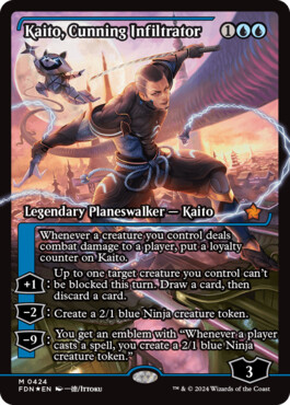 Kaito, Cunning Infiltrator - Magic: The Gathering Foundations