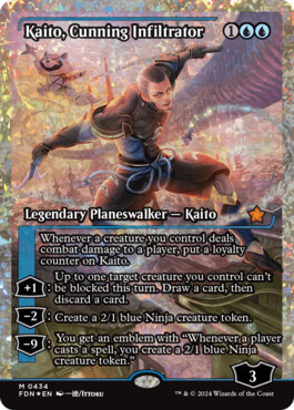 Kaito, Cunning Infiltrator - Magic: The Gathering Foundations