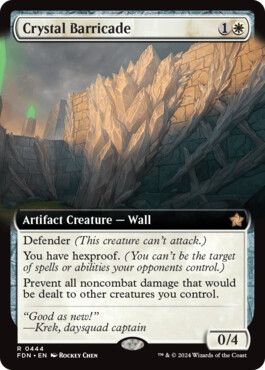 Crystal Barricade - Magic: The Gathering Foundations