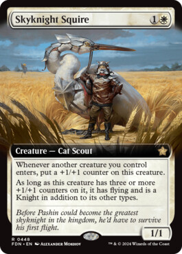 Skyknight Squire - Magic: The Gathering Foundations