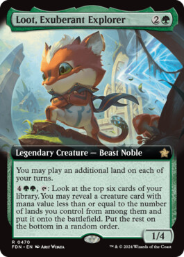 Loot, Exuberant Explorer - Magic: The Gathering Foundations