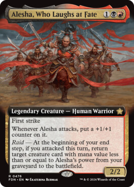 Alesha, Who Laughs at Fate - Magic: The Gathering Foundations