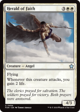 Herald of Faith - Magic: The Gathering Foundations