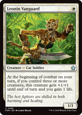 Leonin Vanguard - Magic: The Gathering Foundations