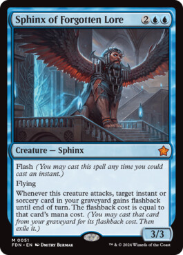 Sphinx of Forgotten Lore - Magic: The Gathering Foundations