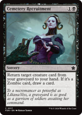 Cemetery Recruitment - Magic: The Gathering Foundations