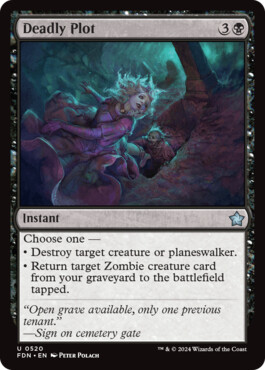 Deadly Plot - Magic: The Gathering Foundations