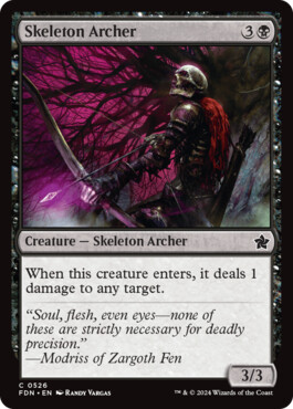 Skeleton Archer - Magic: The Gathering Foundations