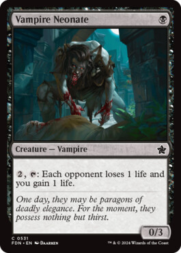 Vampire Neonate - Magic: The Gathering Foundations