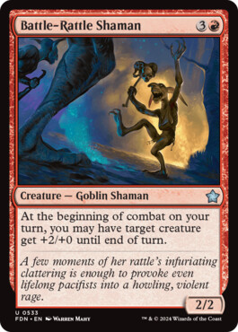 Battle-Rattle Shaman - Magic: The Gathering Foundations