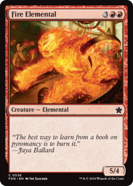 Fire Elemental - Magic: The Gathering Foundations