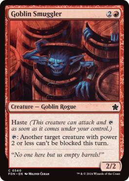 Goblin Smuggler - Magic: The Gathering Foundations