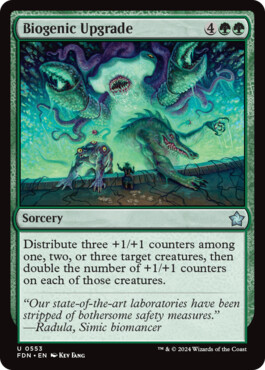 Biogenic Upgrade - Magic: The Gathering Foundations