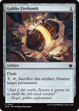 Goblin Firebomb - Magic: The Gathering Foundations