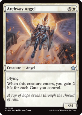 Archway Angel - Magic: The Gathering Foundations