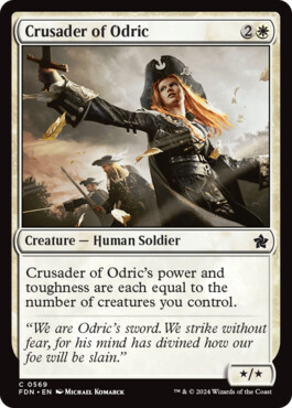 Crusader of Odric - Magic: The Gathering Foundations