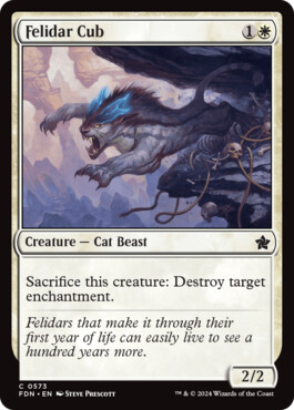 Felidar Cub - Magic: The Gathering Foundations