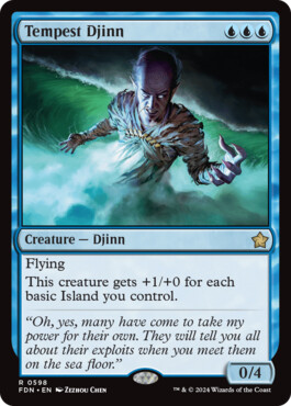 Tempest Djinn - Magic: The Gathering Foundations