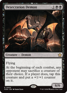 Desecration Demon - Magic: The Gathering Foundations