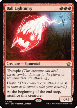 Ball Lightning - Magic: The Gathering Foundations