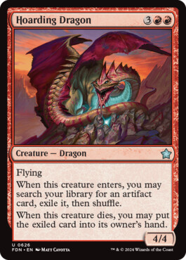 Hoarding Dragon - Magic: The Gathering Foundations