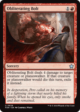 Obliterating Bolt - Magic: The Gathering Foundations