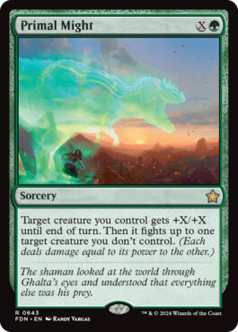 Primal Might - Magic: The Gathering Foundations