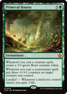 Primeval Bounty - Magic: The Gathering Foundations