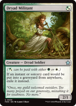 Dryad Militant - Magic: The Gathering Foundations