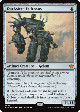 Darksteel Colossus - Magic: The Gathering Foundations