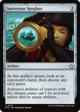 Sorcerous Spyglass - Magic: The Gathering Foundations