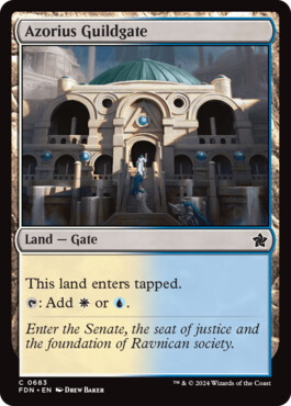 Azorius Guildgate - Magic: The Gathering Foundations