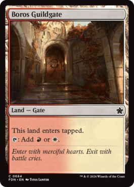 Boros Guildgate - Magic: The Gathering Foundations