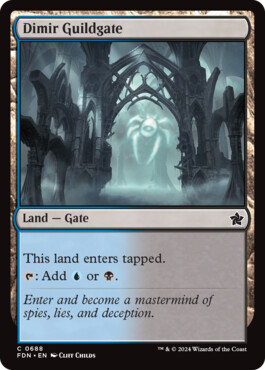 Dimir Guildgate - Magic: The Gathering Foundations