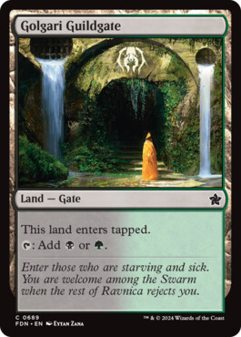 Golgari Guildgate - Magic: The Gathering Foundations