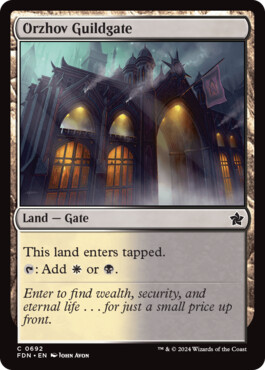 Orzhov Guildgate - Magic: The Gathering Foundations