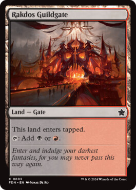 Rakdos Guildgate - Magic: The Gathering Foundations