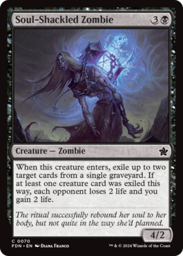 Soul-Shackled Zombie - Magic: The Gathering Foundations