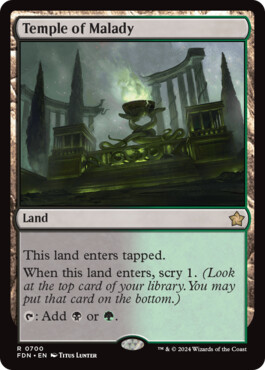 Temple of Malady - Magic: The Gathering Foundations