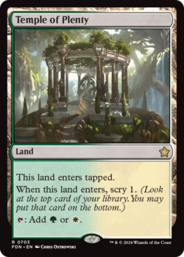 Temple of Plenty - Magic: The Gathering Foundations