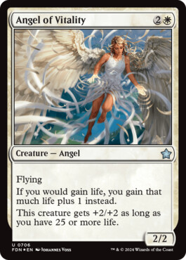 Angel of Vitality - Magic: The Gathering Foundations