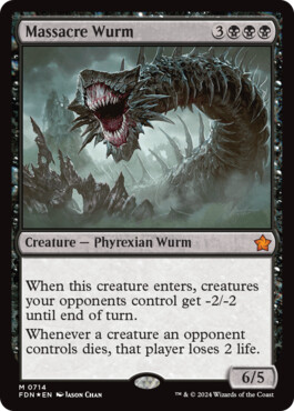 Massacre Wurm - Magic: The Gathering Foundations